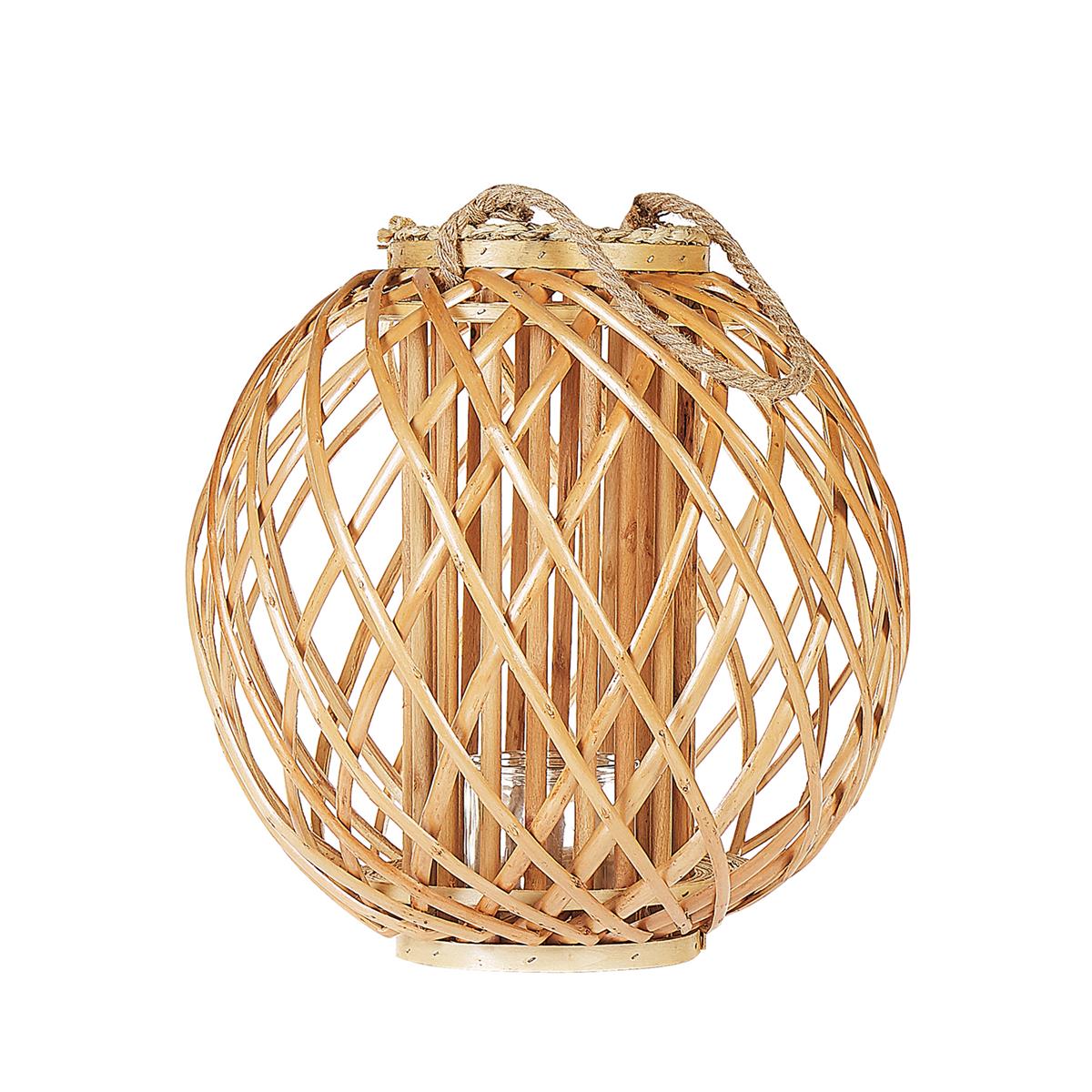 - DE BESTE Lantaarns van Beliani - SAMOA - Licht hout - Wilgenhout
