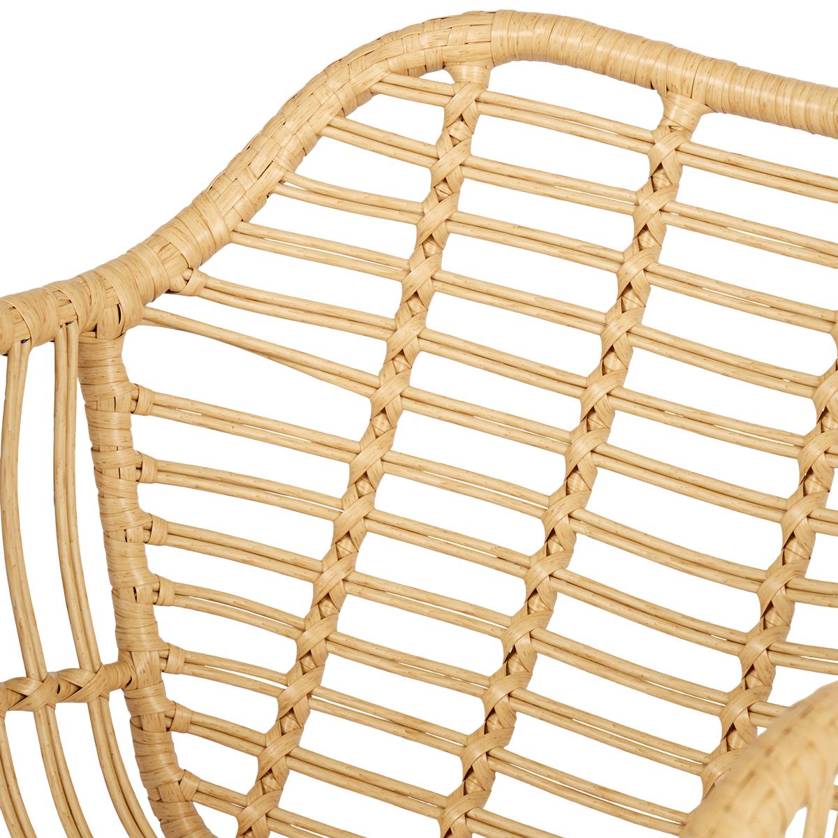 DE BESTE ENVY DINING STOEL VAN RATTAN