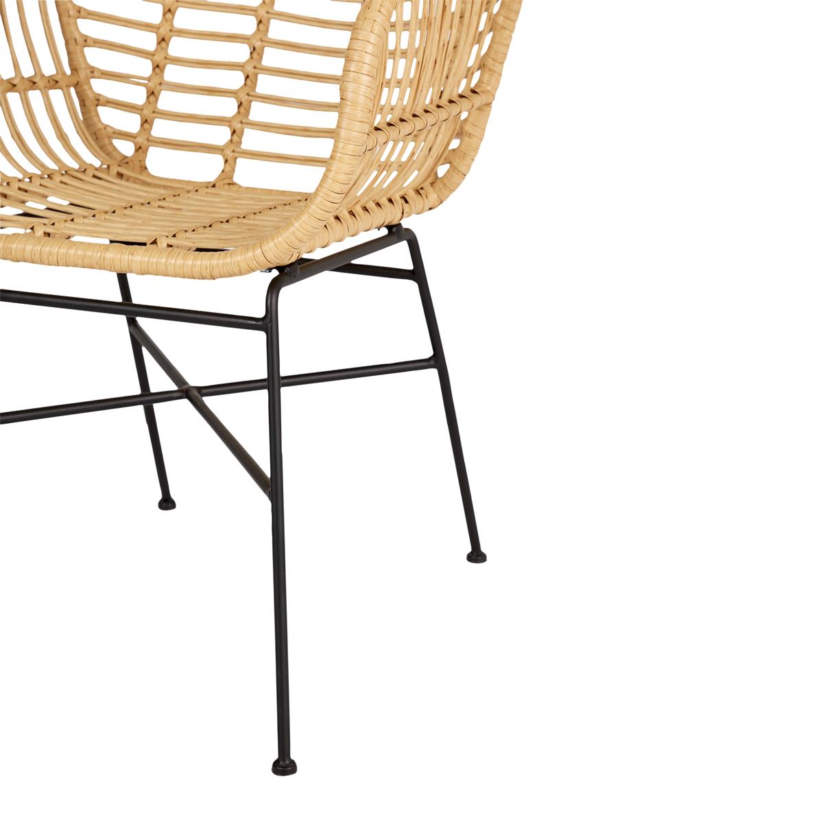 DE BESTE ENVY DINING STOEL VAN RATTAN