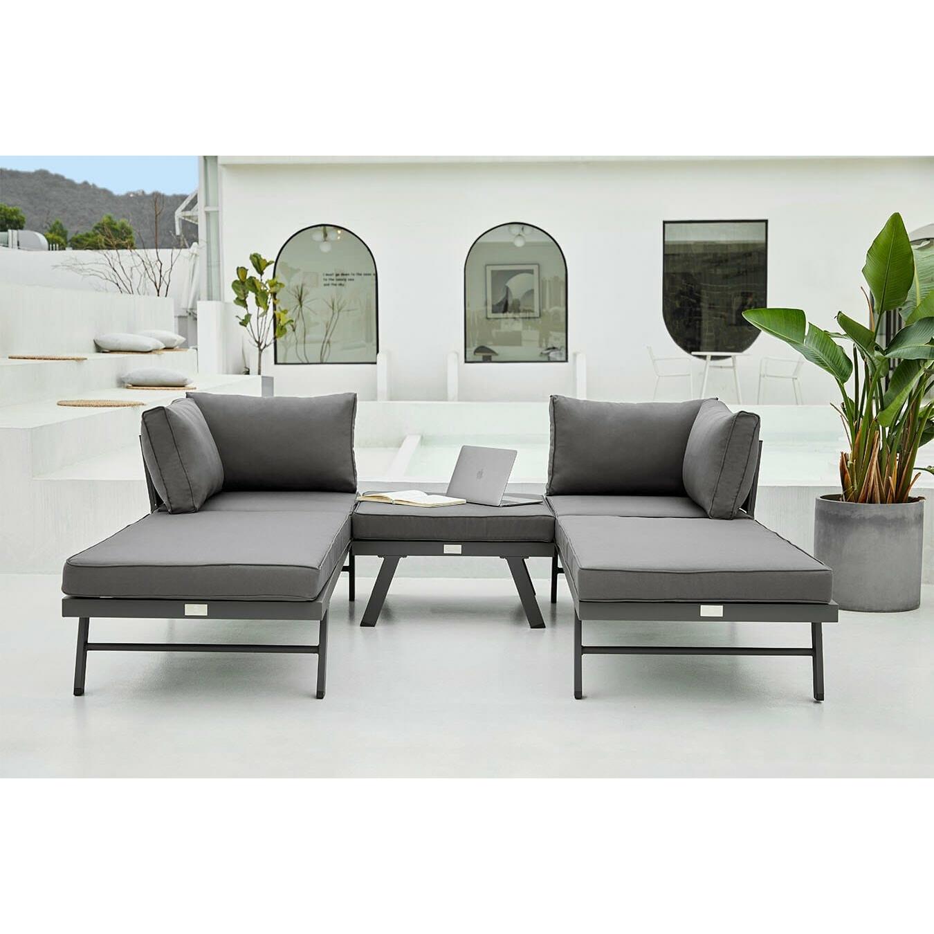 Feel Home - Alu Loungeset - Modica all in one - 8 opties