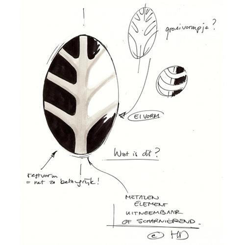 Spinder Design Bug Wandkapstok