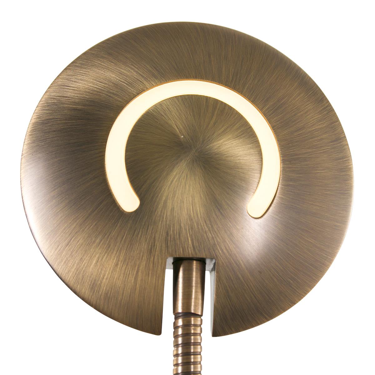 Steinhauer - tafellamp - Zenith LED - brons - kunststof metaal - Ø 16cm - LED - 1470BR