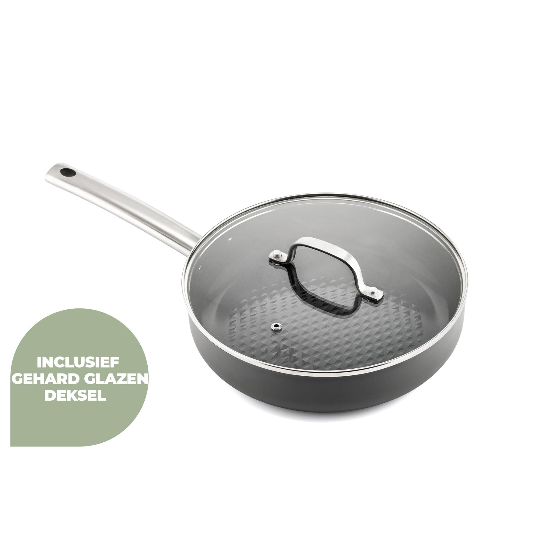 ISENVI Murray keramische hapjespan 26 CM - RVS greep