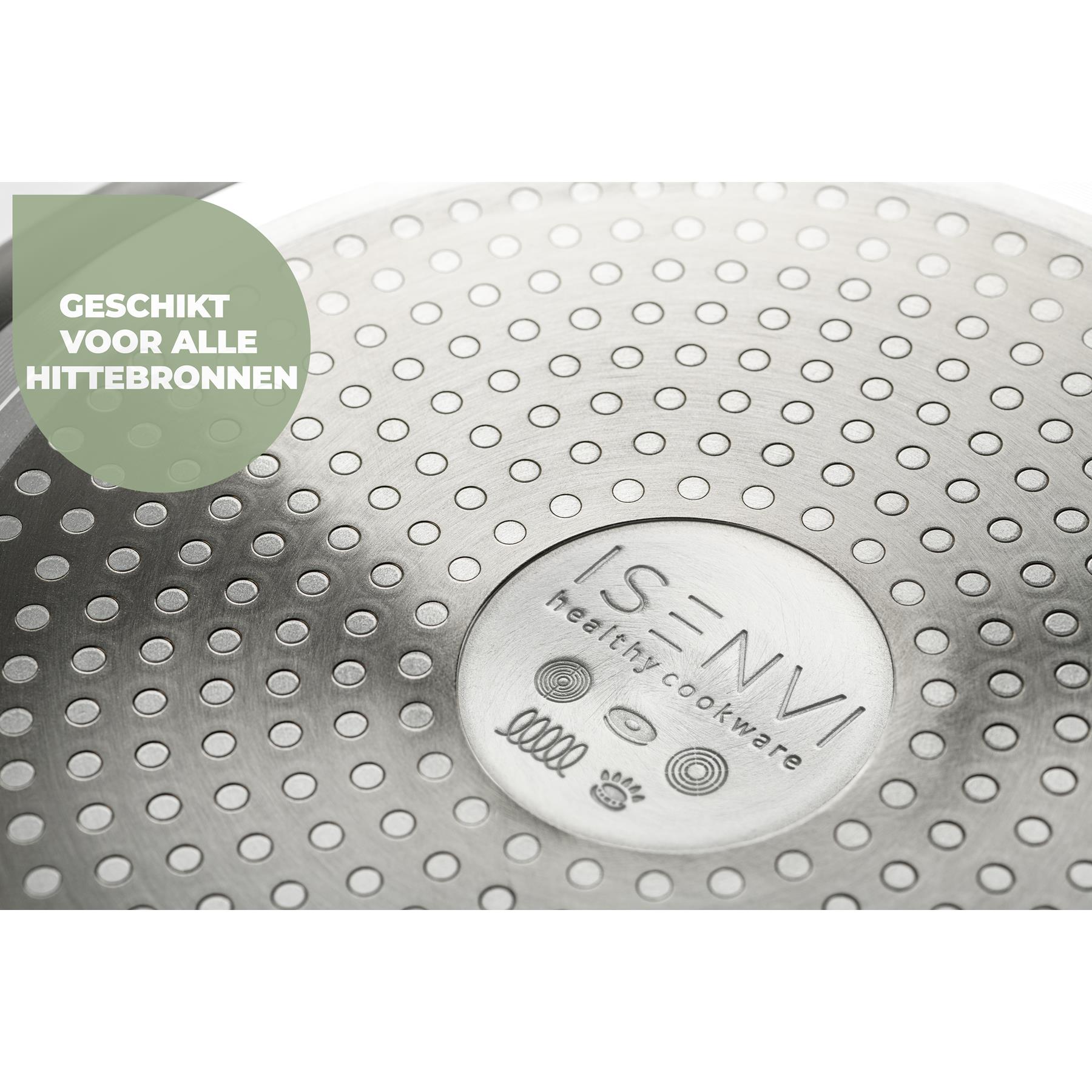 ISENVI Murray keramische hapjespan 26 CM - RVS greep