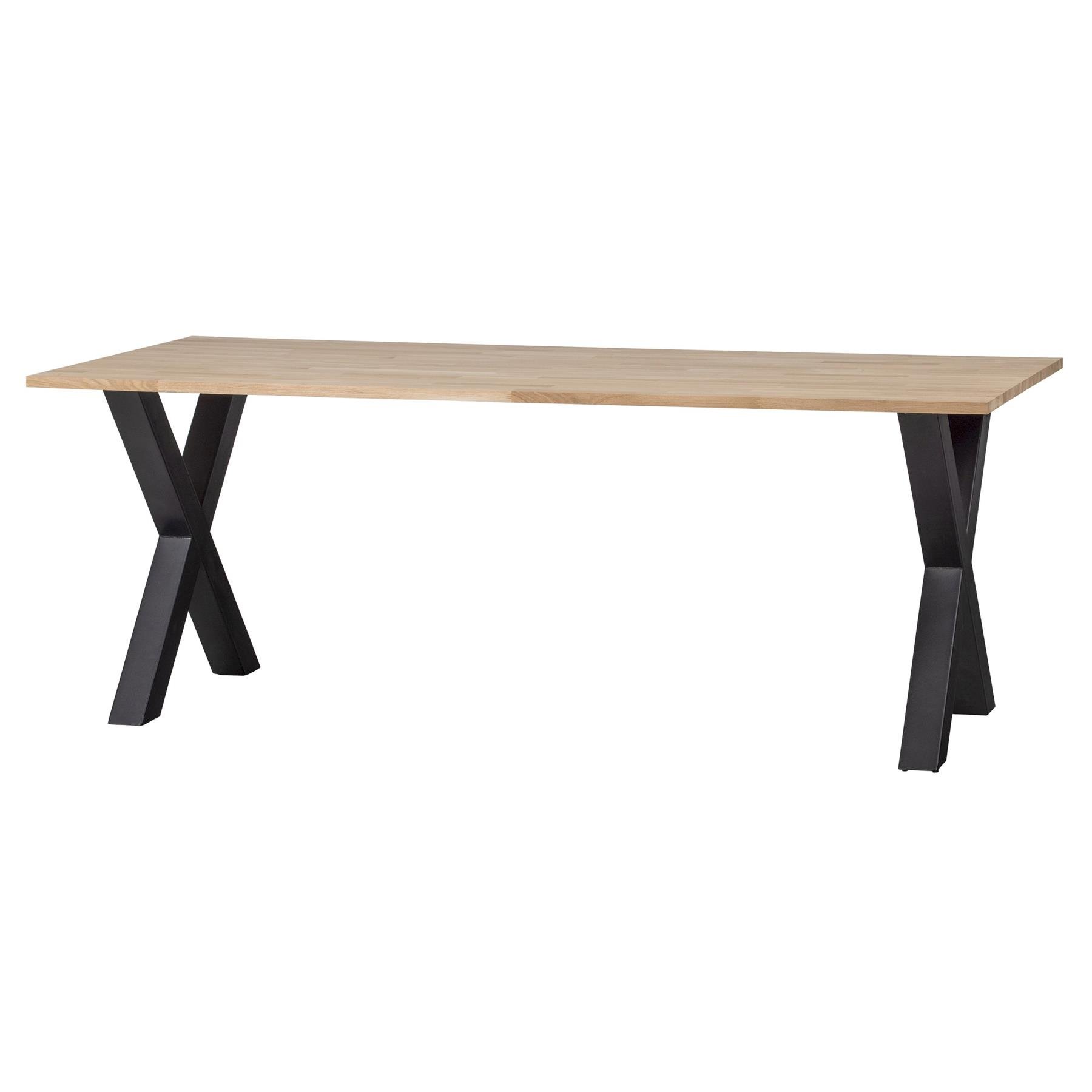 WOOOD Tablo Tafel met Alkmaar Poot - Eiken - 75x200x90