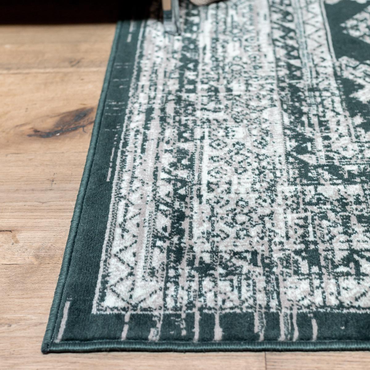 Interieur05 Vintage Vloerkleed Aila Groen - 190 x 280 cm