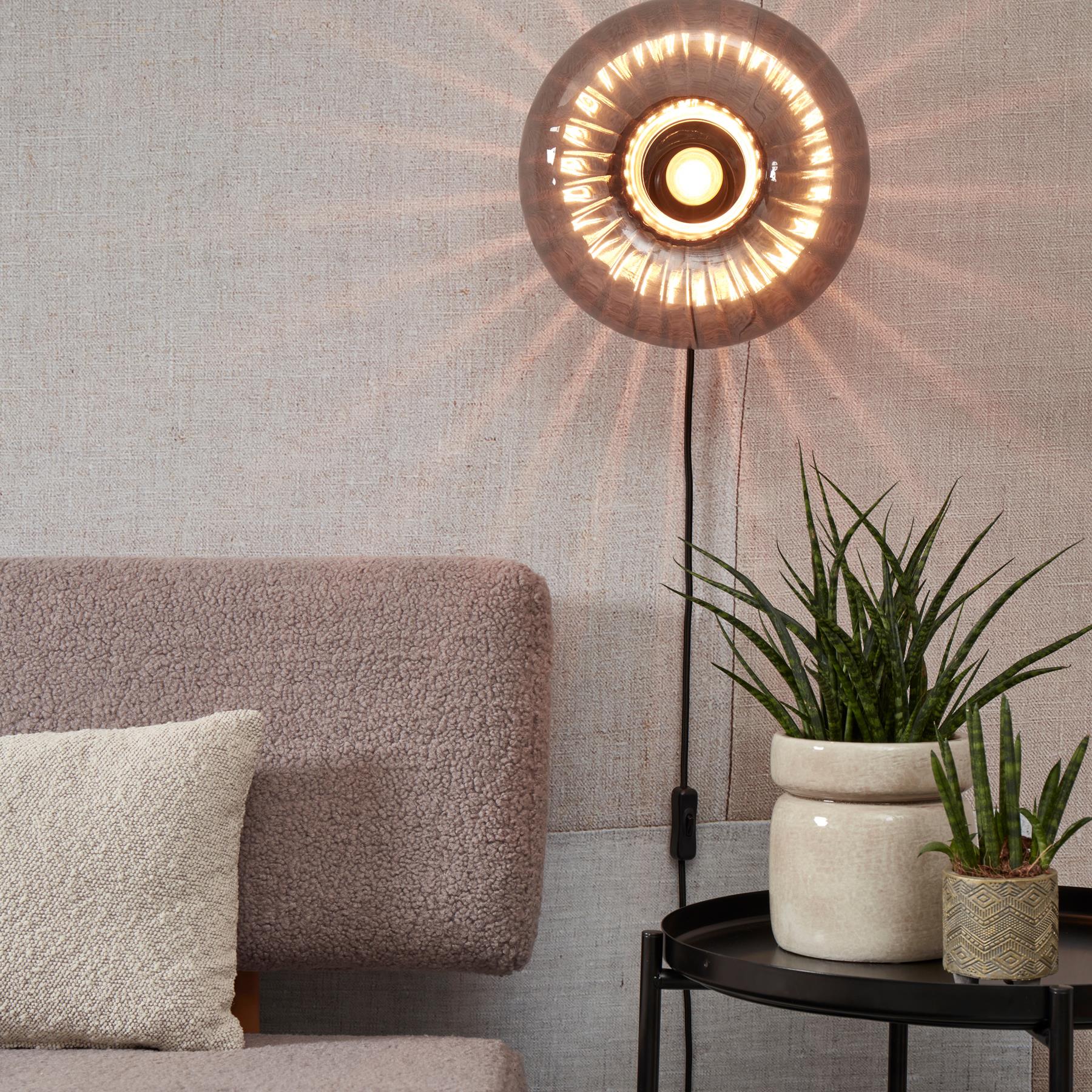 It's about RoMi Brussels Wandlamp - Antraciet