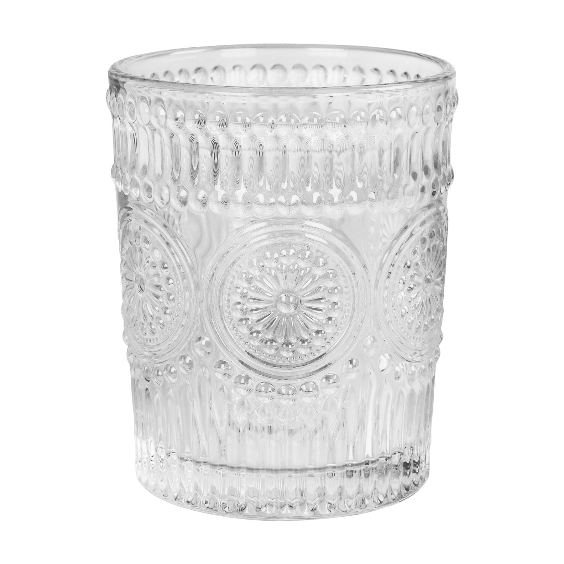 Krumble Waterglas vintage - 260 ml - Set van 6