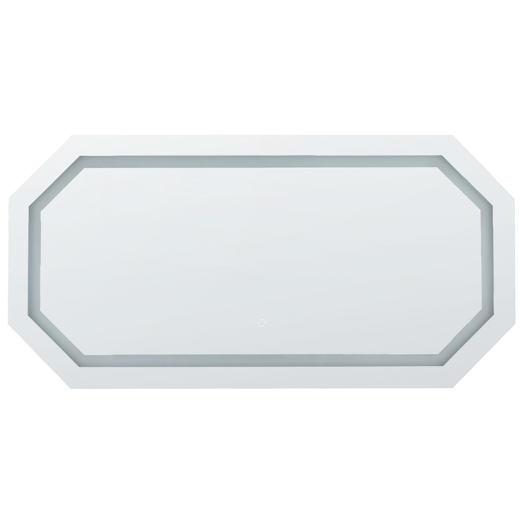 Beliani - LOCMARIAQUER - LED-spiegel - Zilver - Glas kopen? shop bij  vtwonen by fonQ!