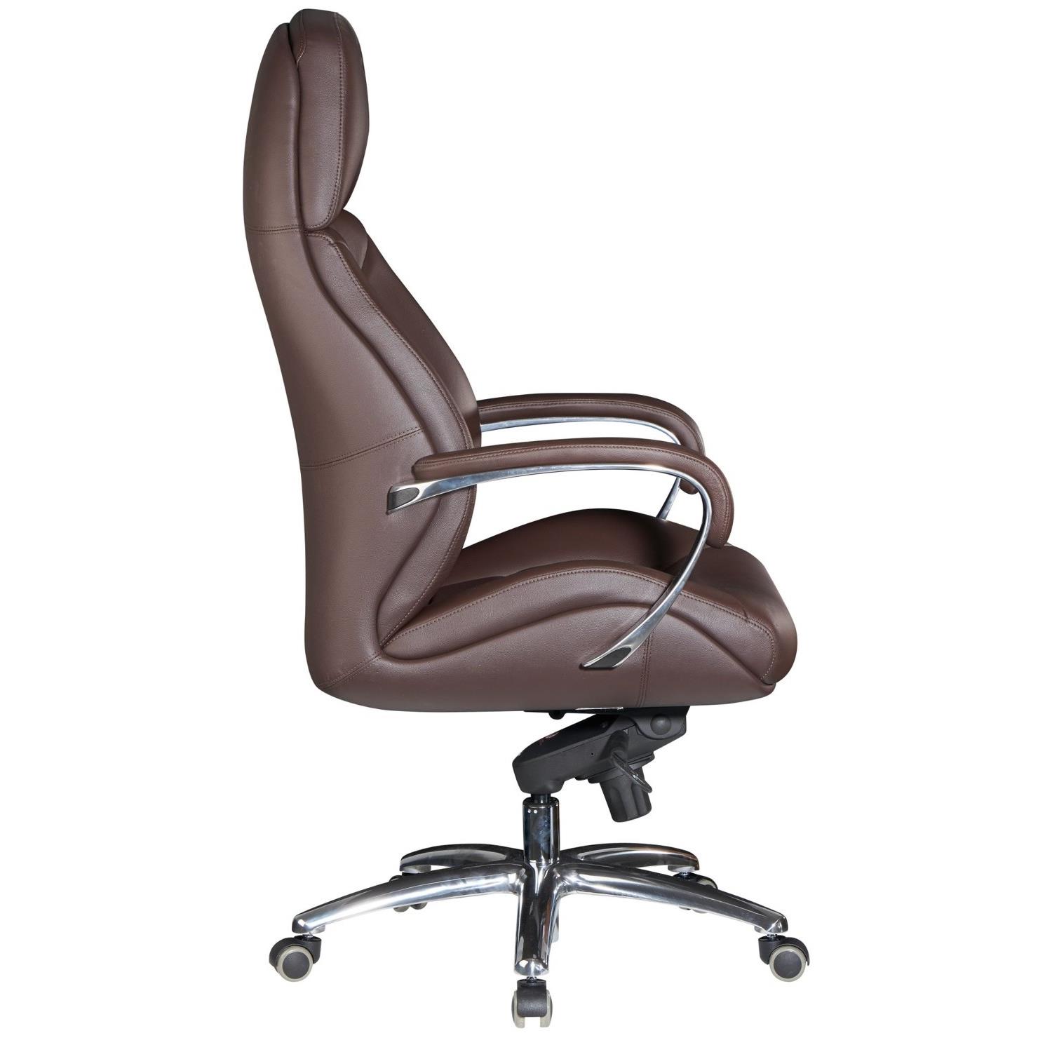 Sky Style Maxima Bureaustoel Leer Donkerbruin
