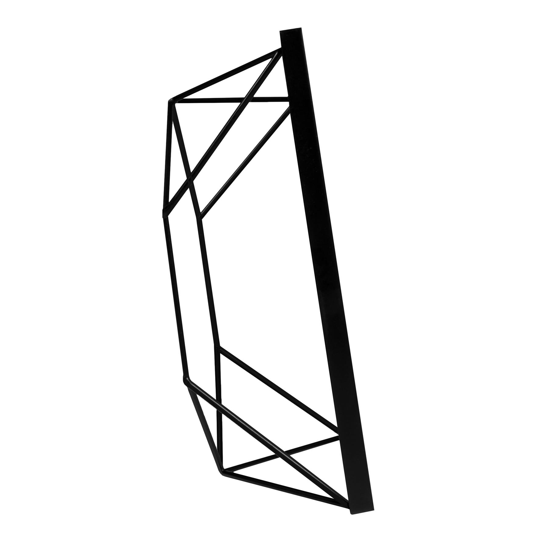 QUVIO Fotolijstje hexagon 15x15 cm +  15x20,5 cm + 17,5x23 cm - Zwart