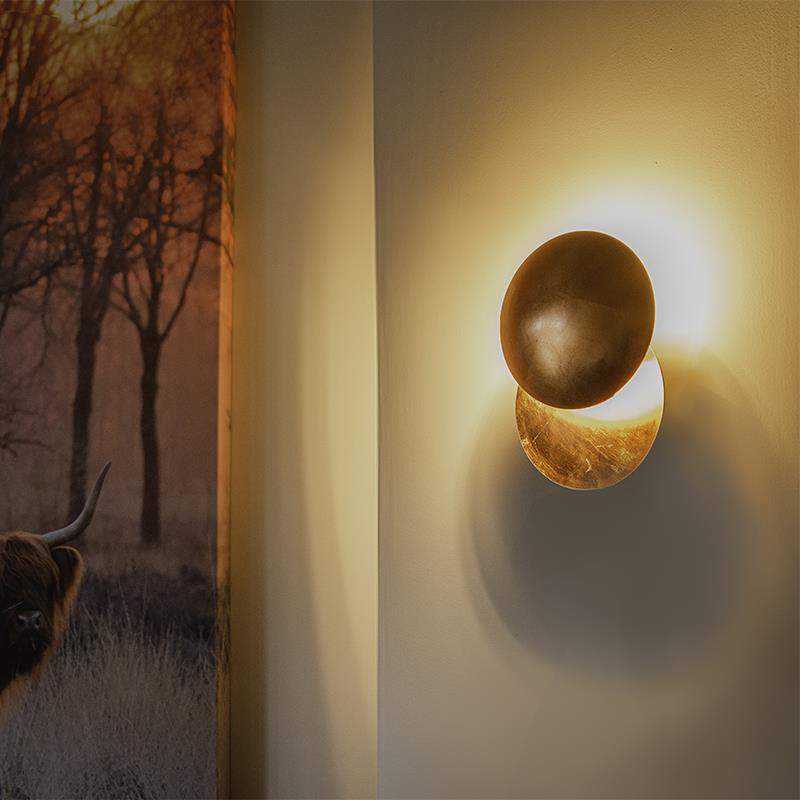 QAZQA Moderne wandlamp koper - Sunrise