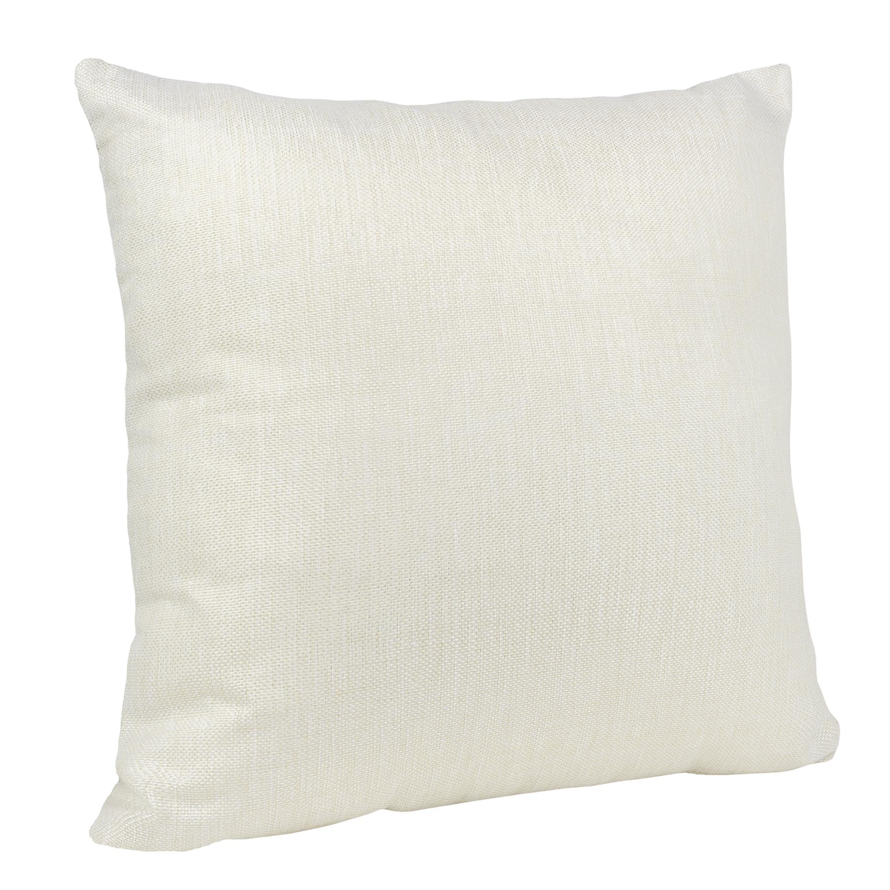 QUVIO Kussenhoes met driehoek patroon, 45 x 45cm - Zwart | beige