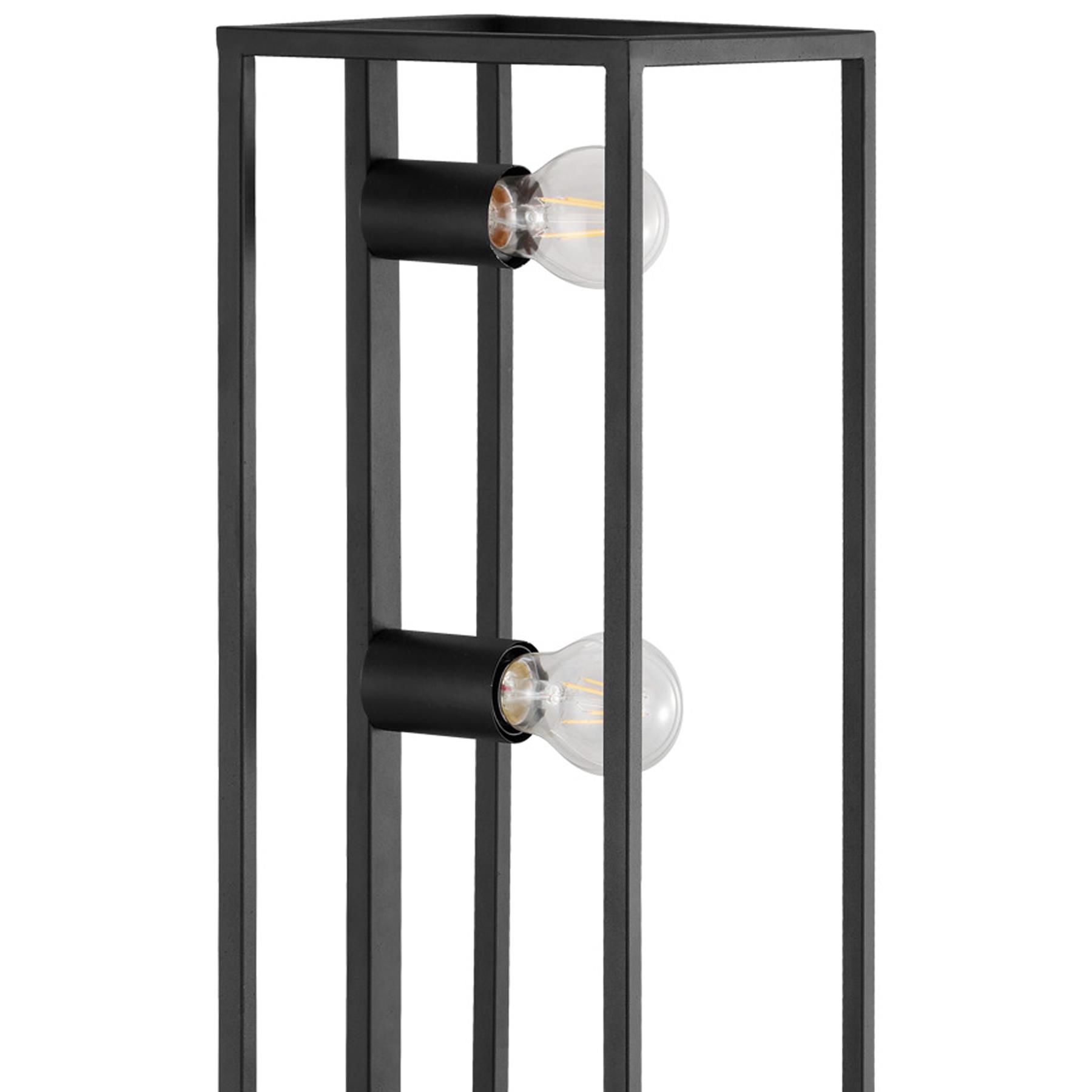 EGLO Eldrick Vloerlamp - E27 - 100 cm - Zwart