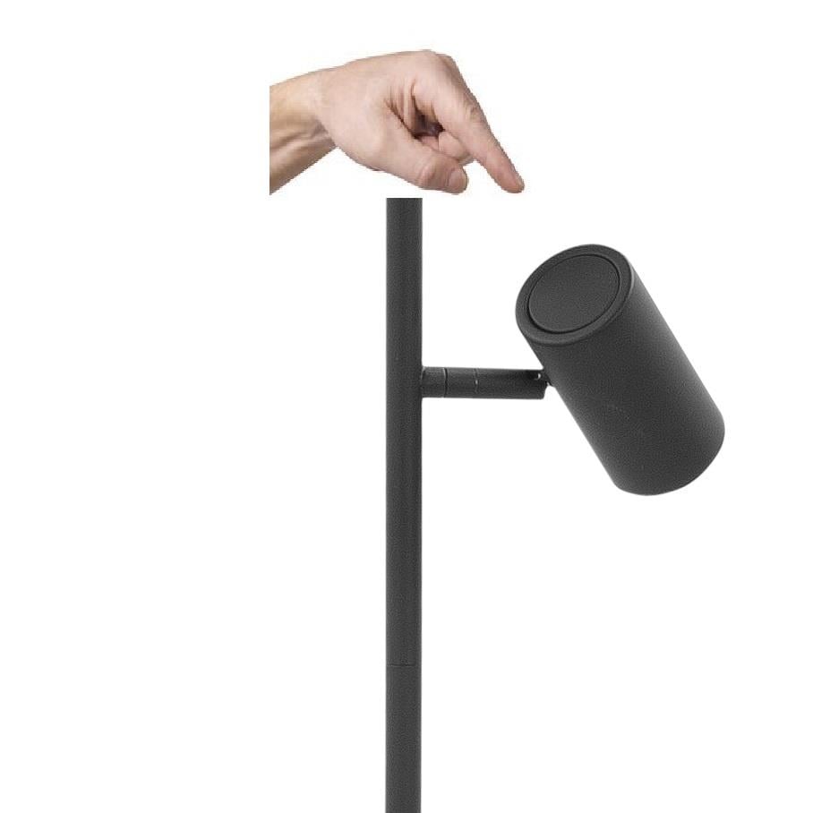 Highlight Vloerlamp Burgos Zwart 3 lichts 160cm