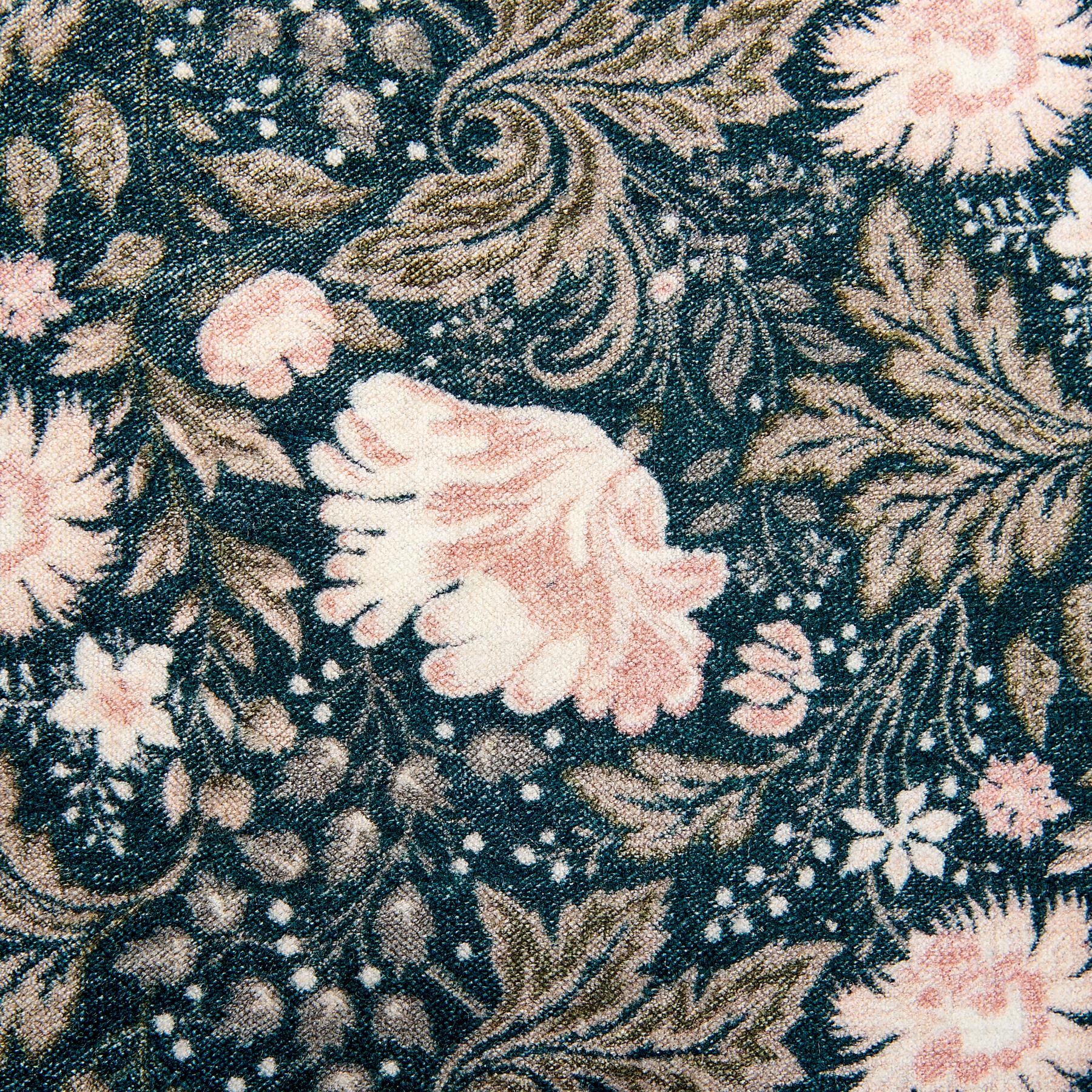 Beliani - PARROTIA - Sierkussen - Blauw - 45 x 45 cm - Fluweel