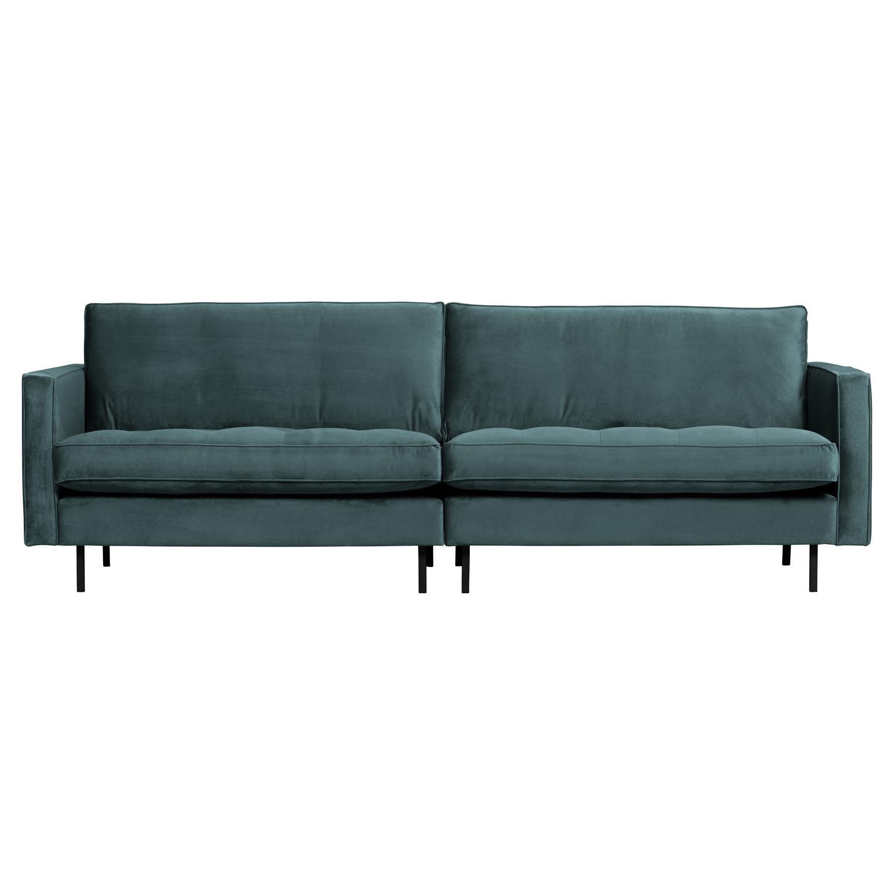 BePureHome Rodeo Classic 3-zitsbank - Velvet -  Teal