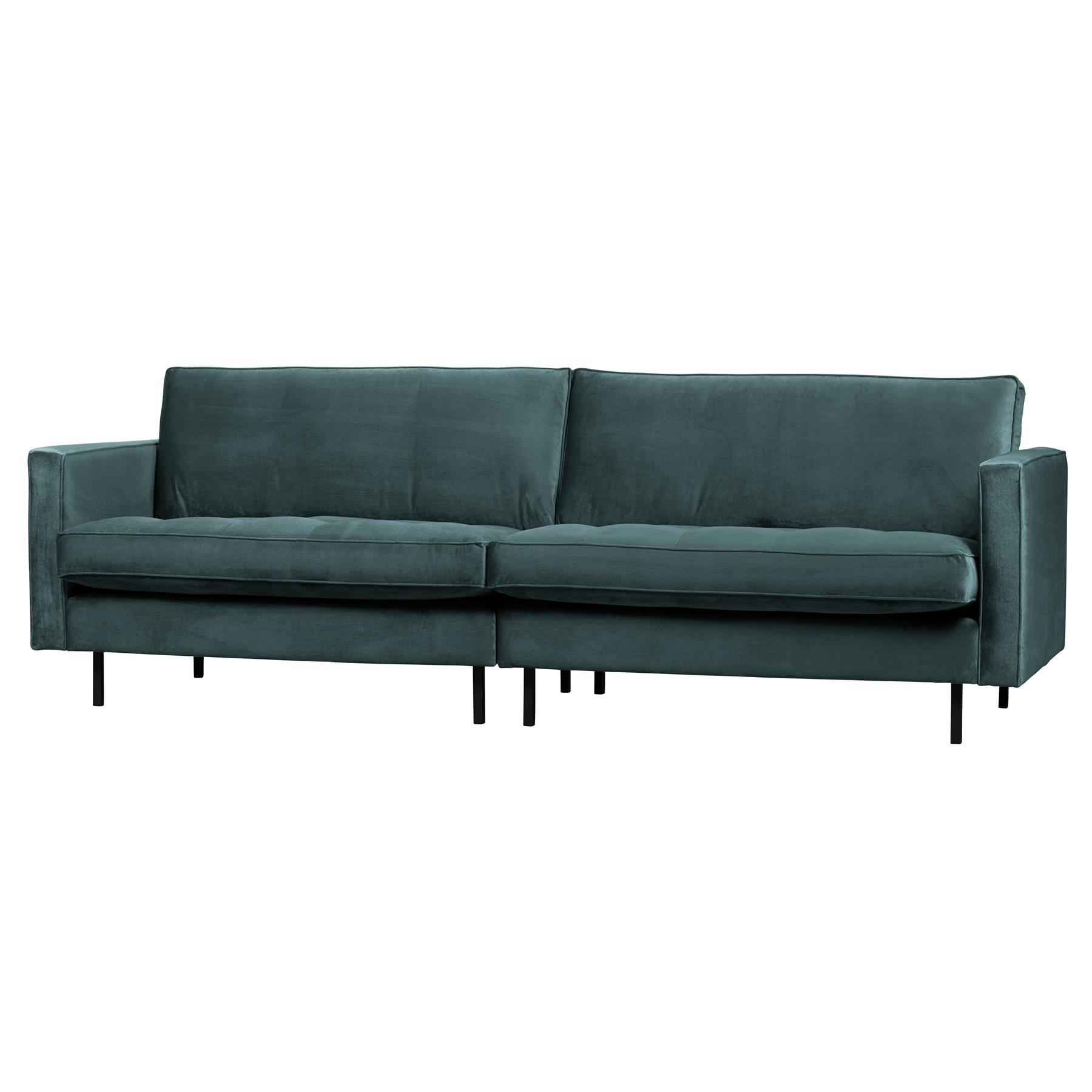 BePureHome Rodeo Classic 3-zitsbank - Velvet -  Teal