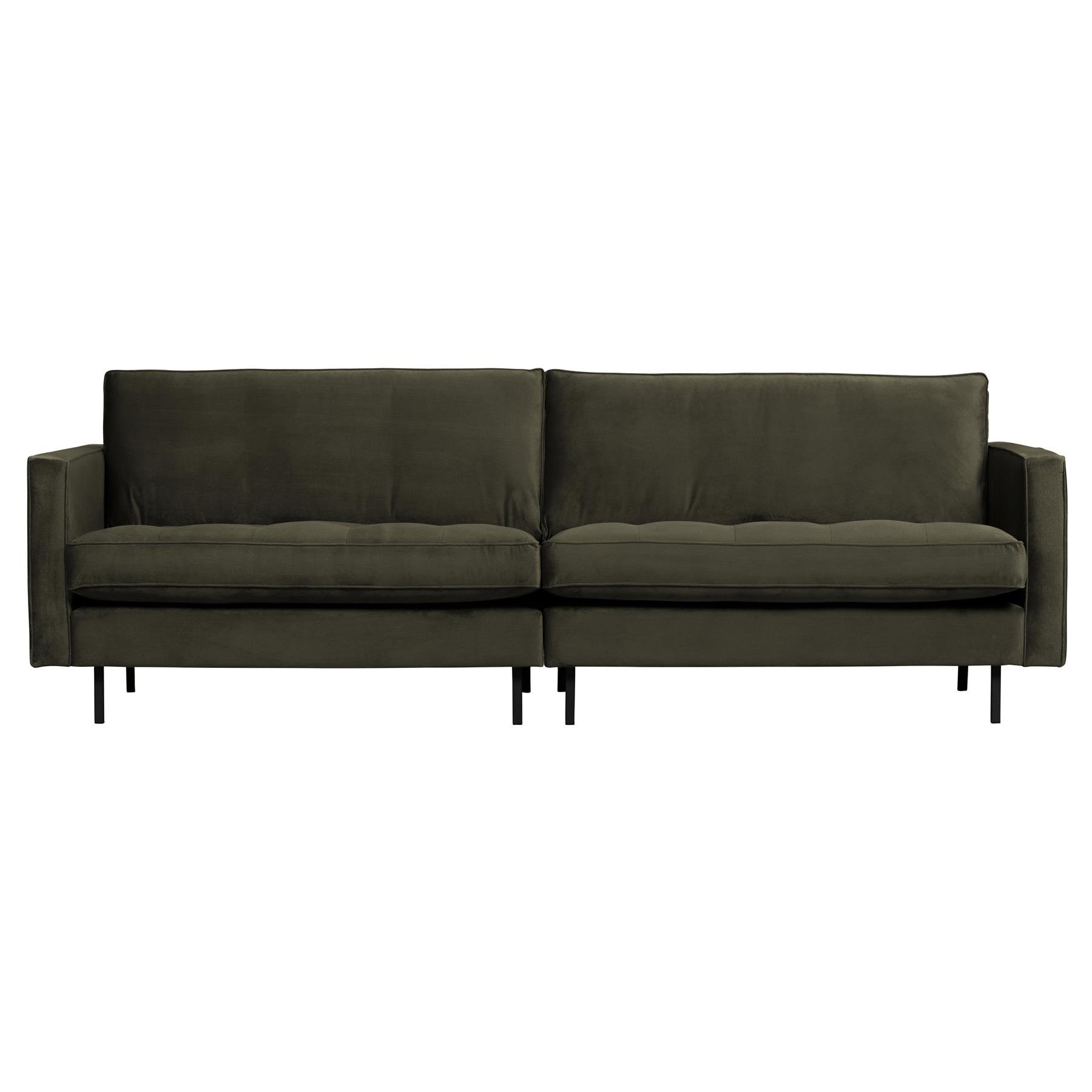 BePureHome Rodeo Classic 3-zitsbank - Velvet -  Green Hunter