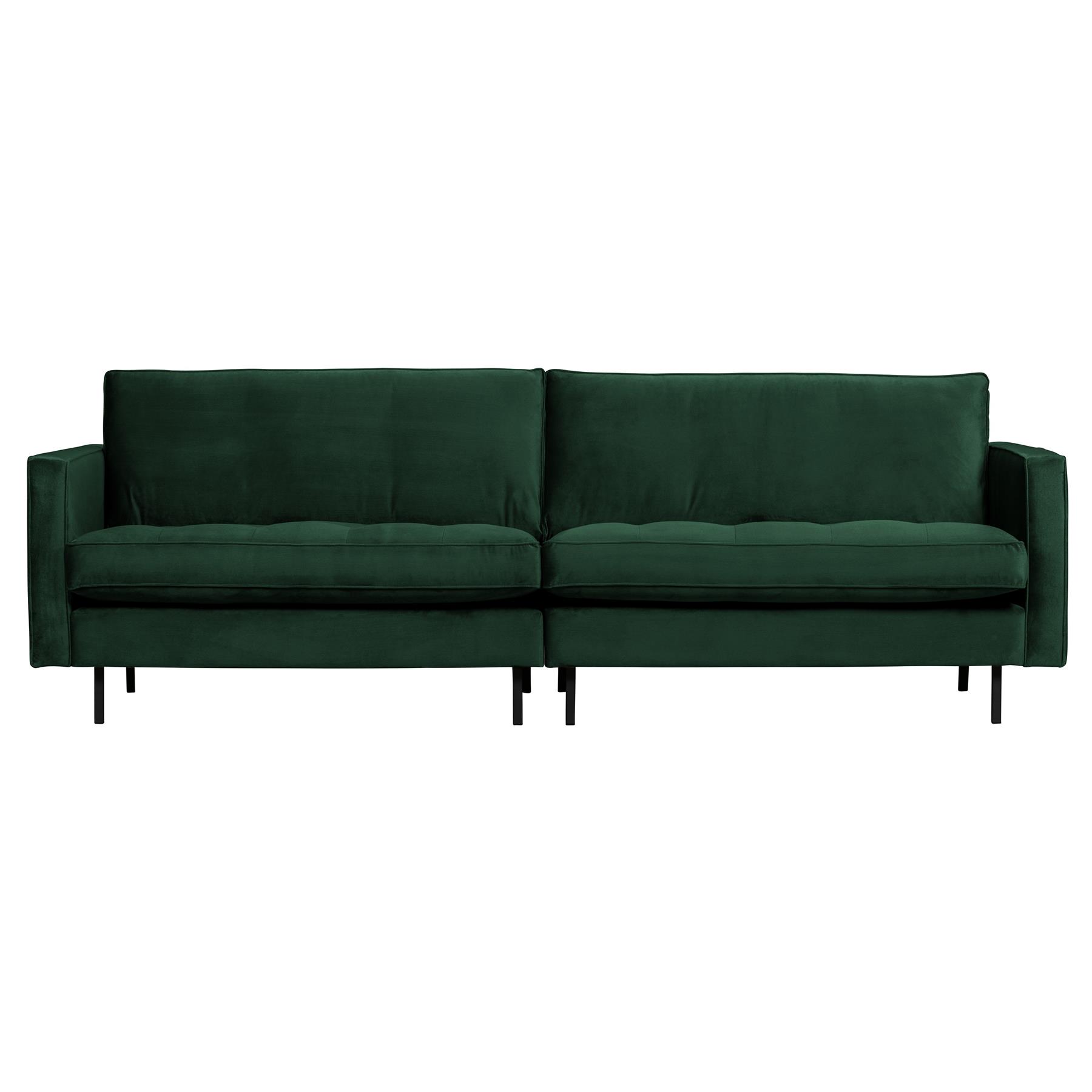BePureHome Rodeo Classic 3-zitsbank - Velvet -  Green forest