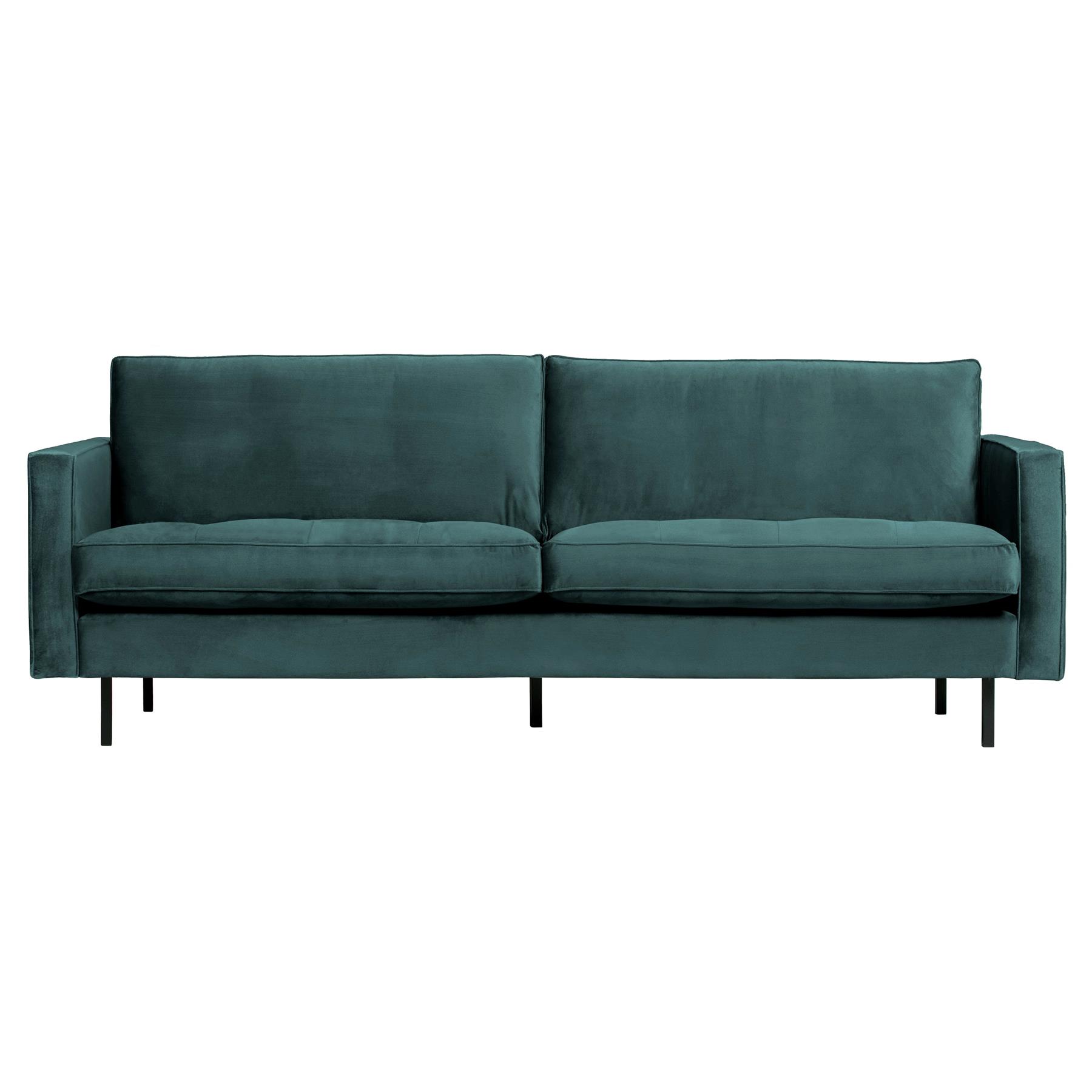 BePureHome Rodeo Classic 2,5-zitsbank - Velvet -  Teal