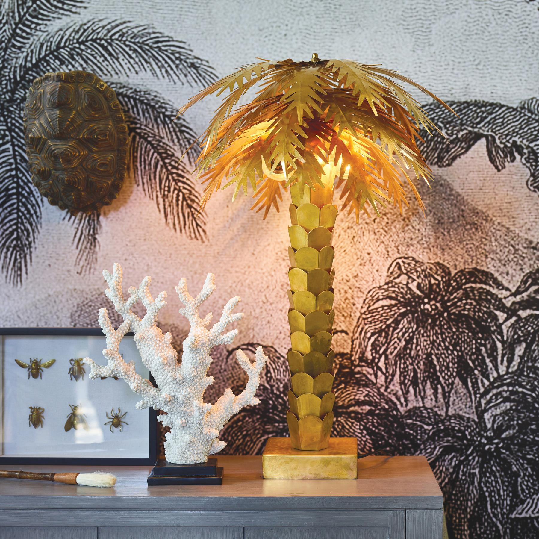 HKliving Palmboom Tafellamp