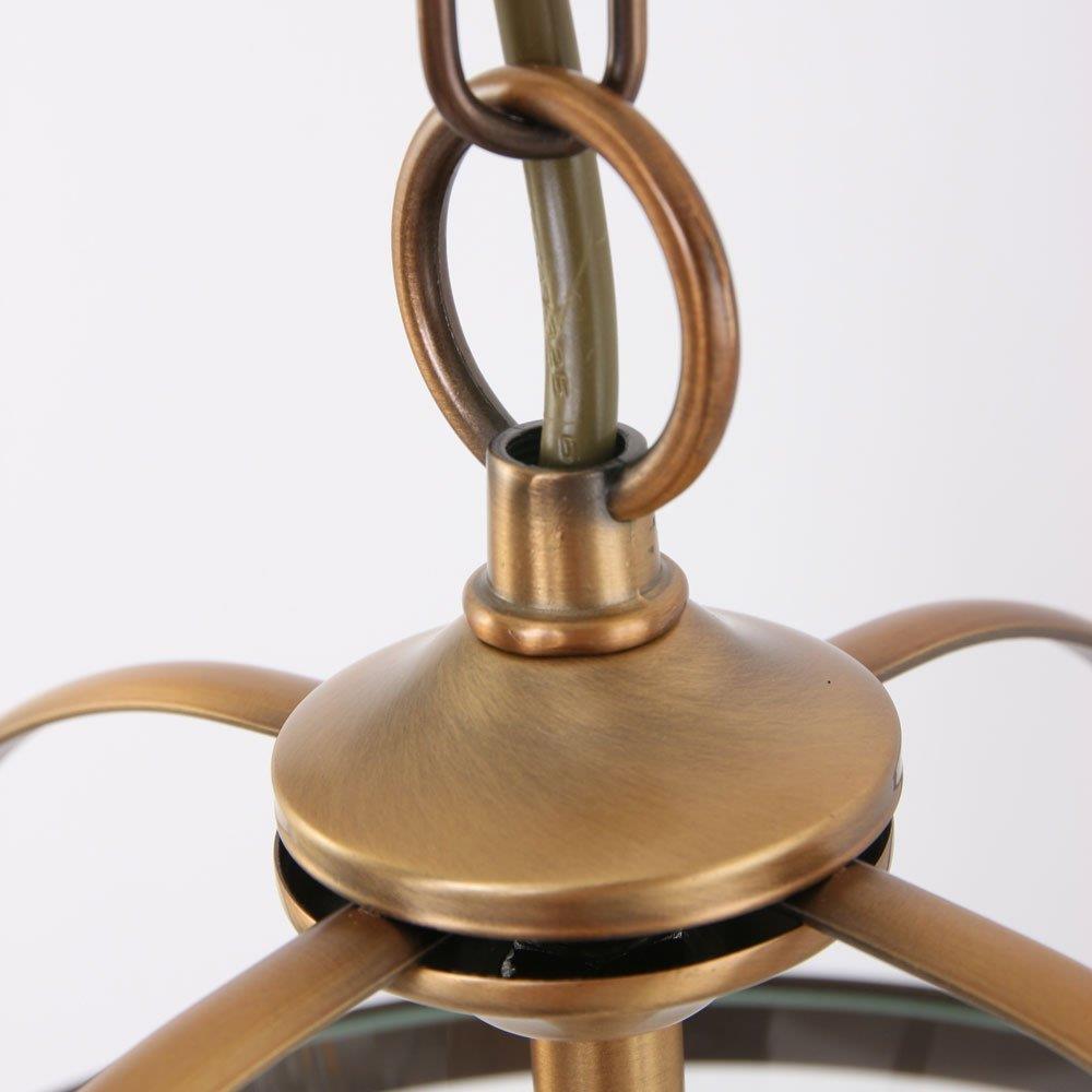 Steinhauer - hanglamp - Pimpernel - brons - glas metaal - Ø 23cm - E14 - 5971BR