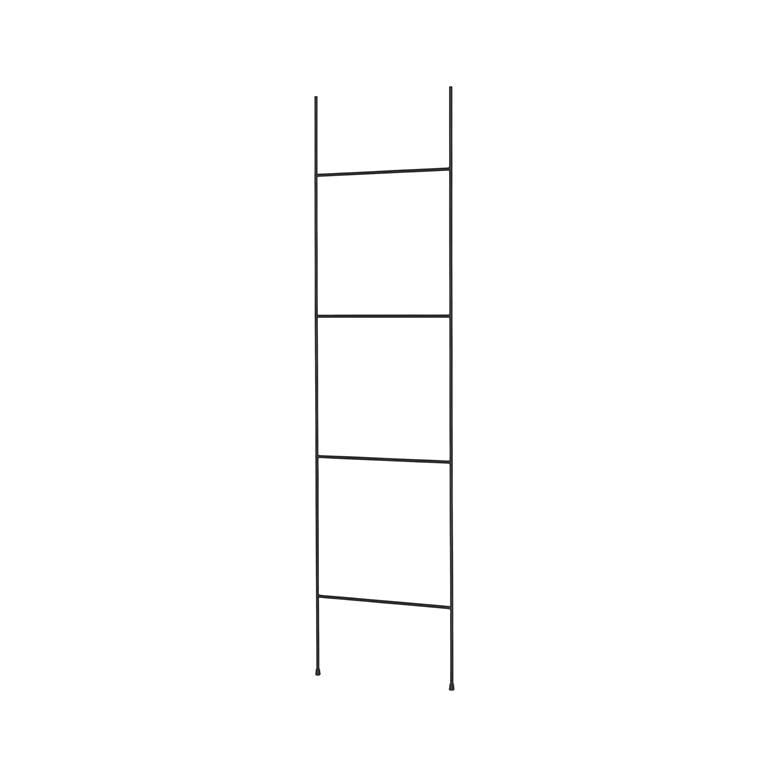 Fera Handdoekladder | Zwart | Staal