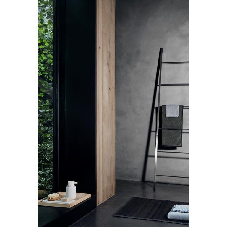 Fera Handdoekladder | Zwart | Staal
