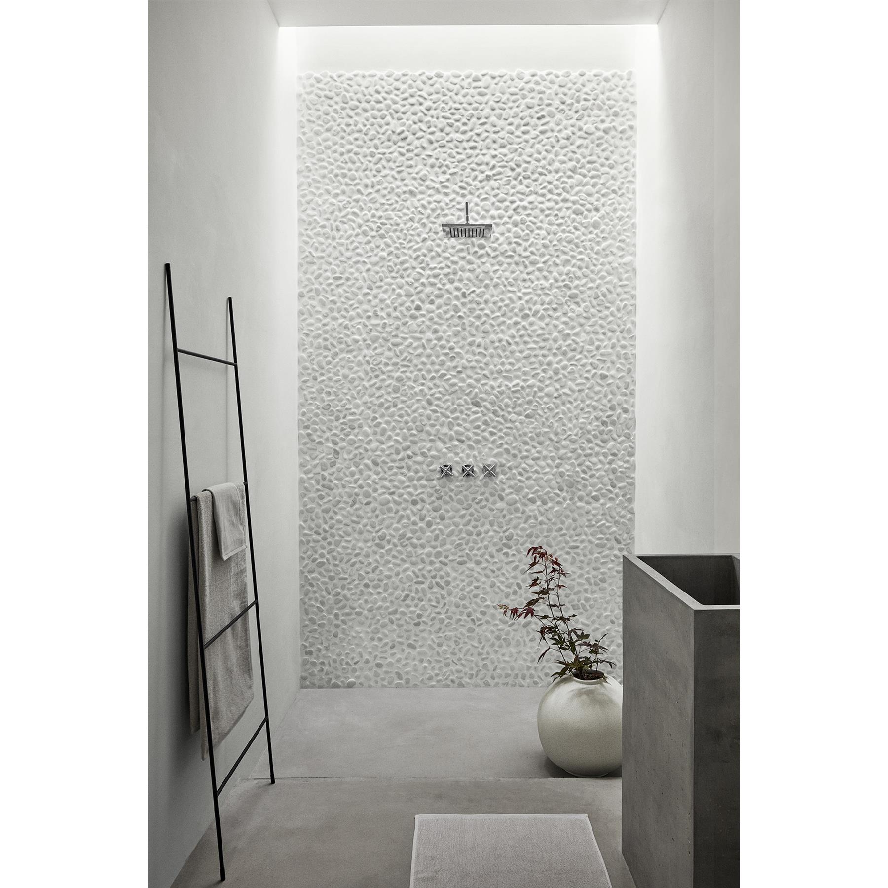 Fera Handdoekladder | Zwart | Staal