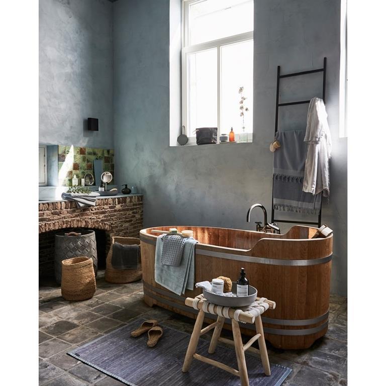 Fera Handdoekladder | Zwart | Staal