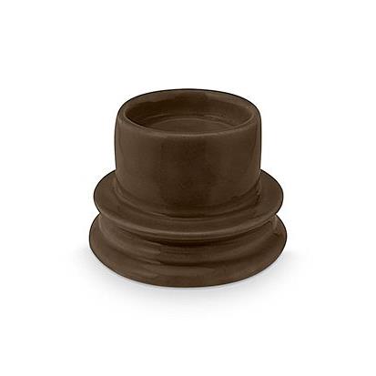 vtwonen Ceramic Waxinelichthouder - Set van 2 - Warm Brown