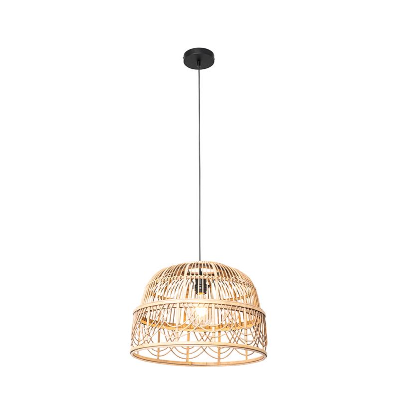 QAZQA Oosterse hanglamp rotan 44 cm - Michelle