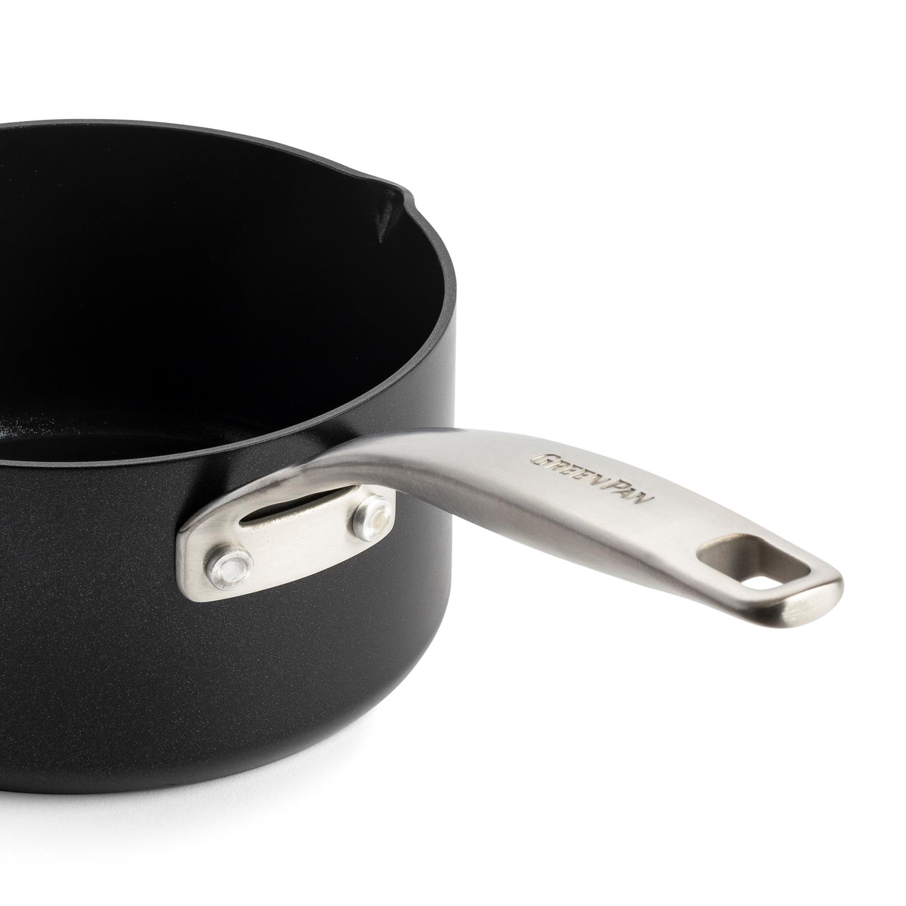 GreenPan Copenhagen sauspan met 2 schenktuiten 16cm|1.6L