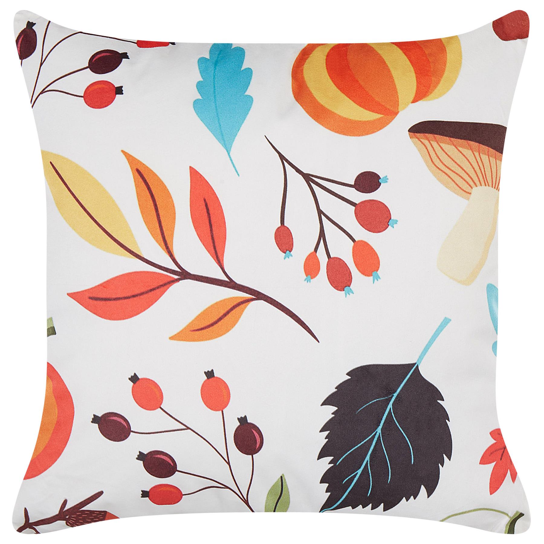 Beliani-VISCARIA -Sierkussen set van 2-Multicolor-45 x 45 cm-Fluweel