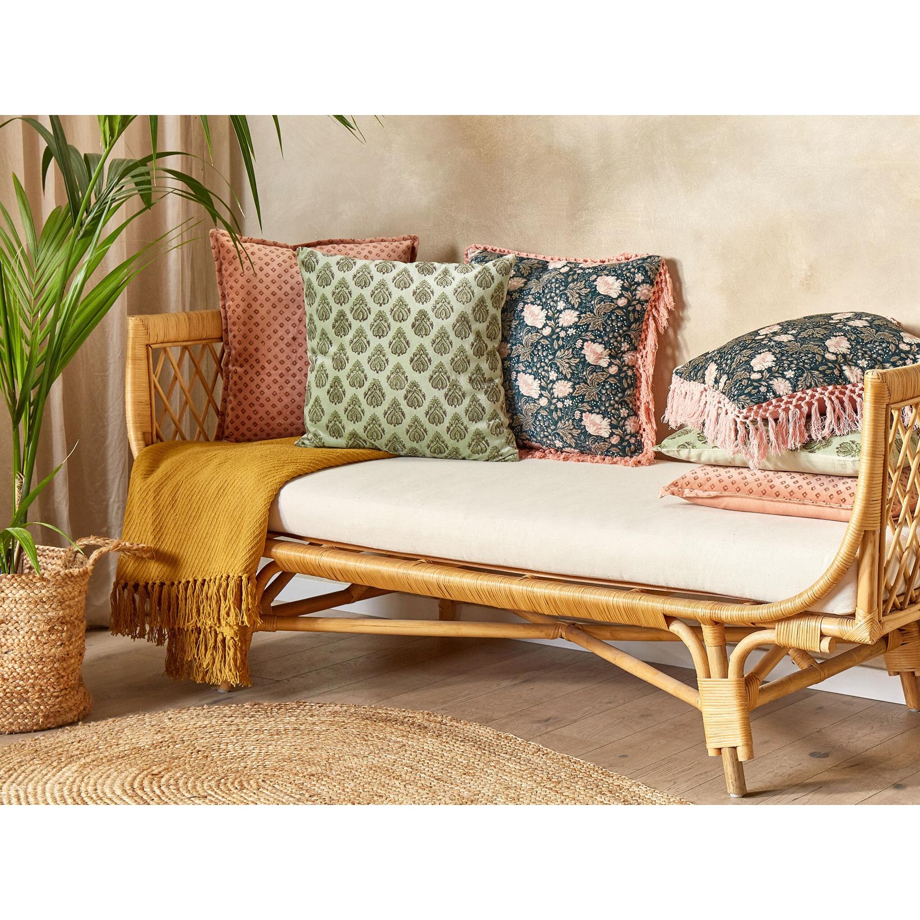 Beliani-RUNGIA -Sierkussen set van 2-Groen-45 x 45 cm-Fluweel