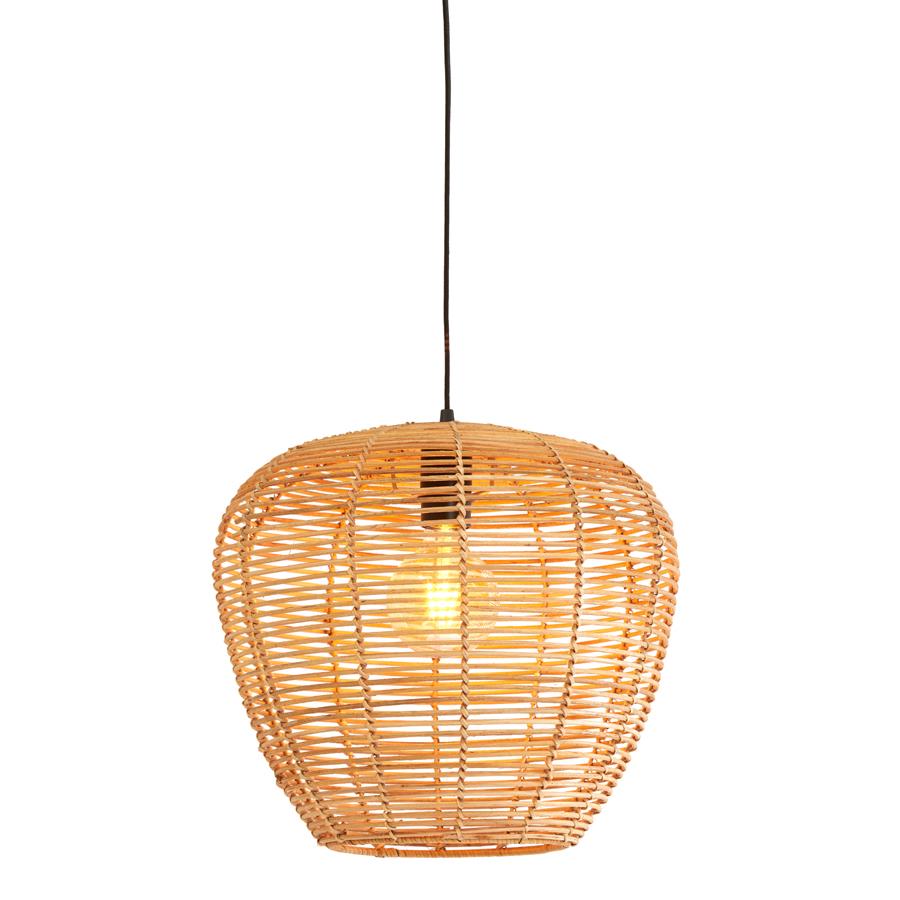Light & Living - Lampenkap LATVIA - Ø38x35cm - Bruin
