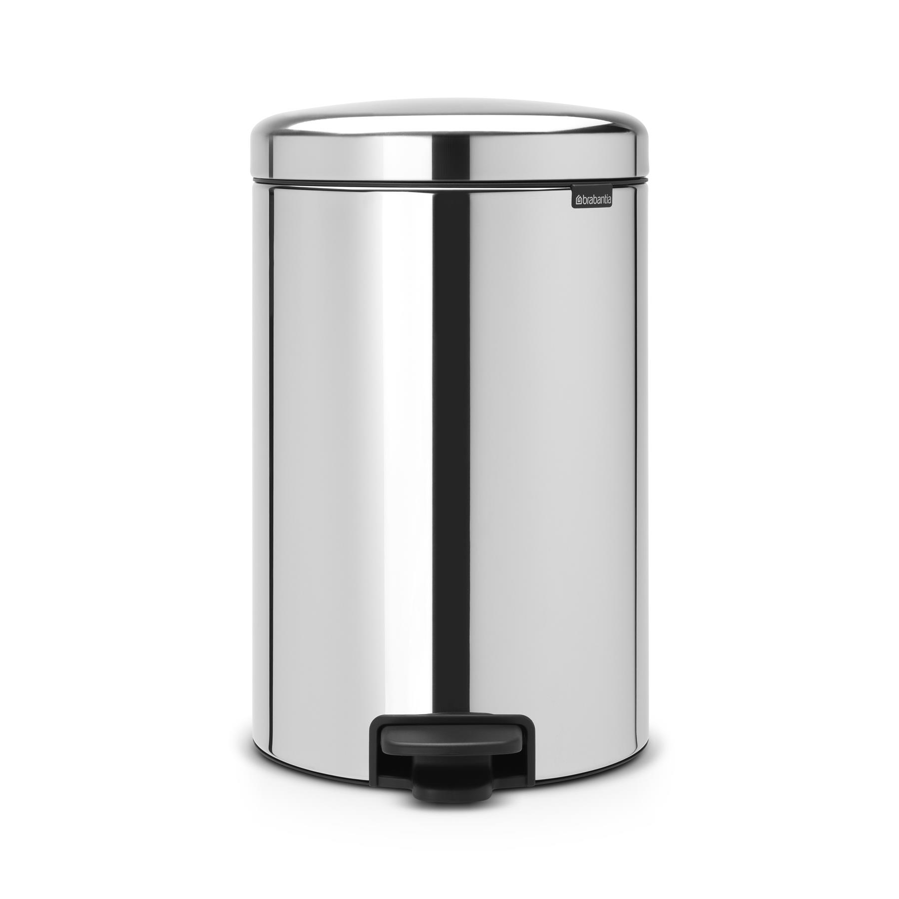Brabantia NewIcon Pedaalemmer 20 L - Brilliant Steel