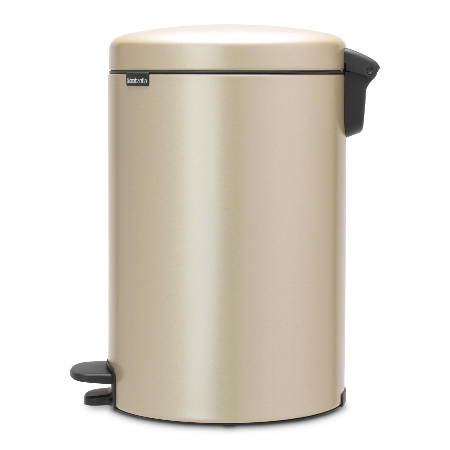 Brabantia NewIcon Pedaalemmer 20 L - Metallic Gold