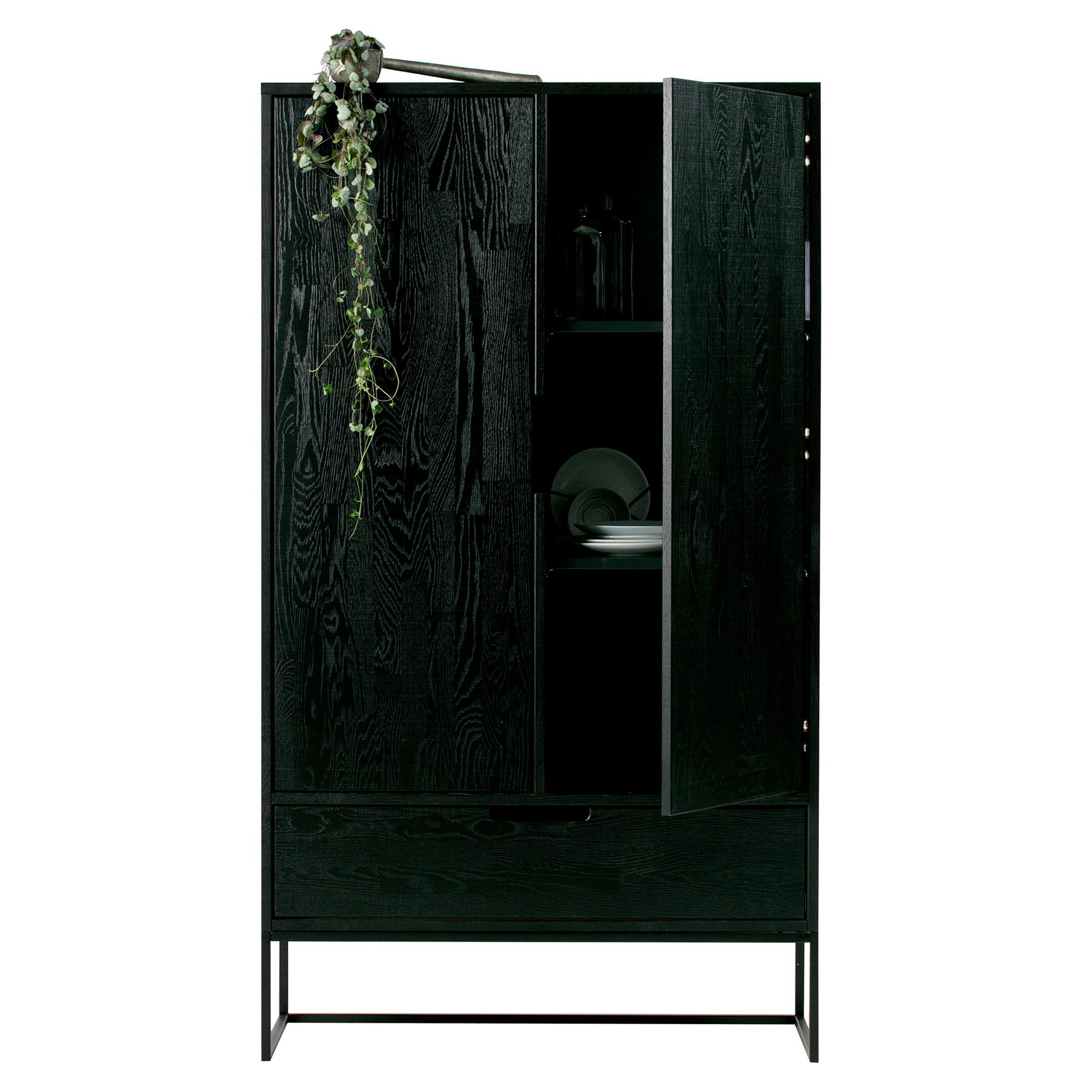WOOOD Exclusive Silas Opbergkast B 85 cm - Black Night