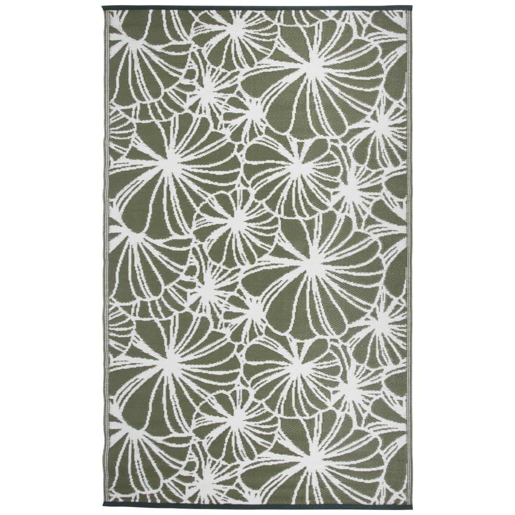 Esschert Design Buitenkleed 241x152 cm bloemmotief OC21