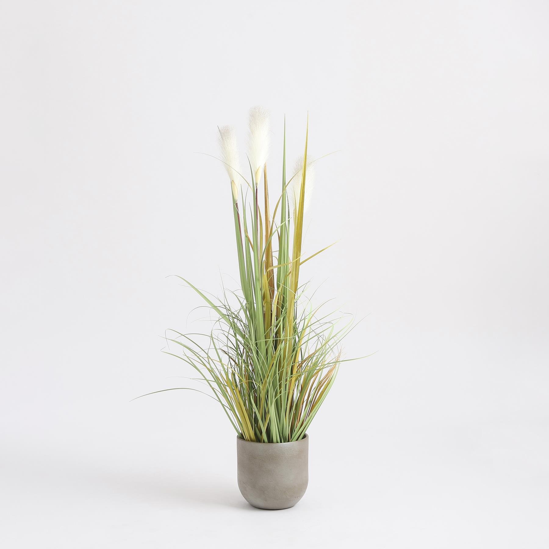 Mica Decorations Pluimgras Foxtail Kunstplant H120 cm Groen