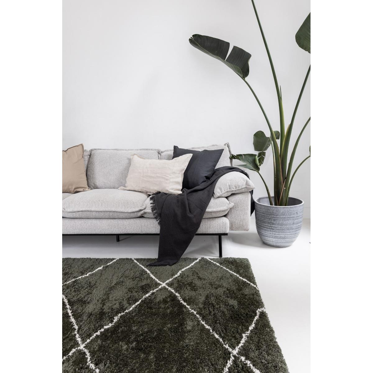 Interieur05 Vloerkleed Berber Nea Groen 160x230cm