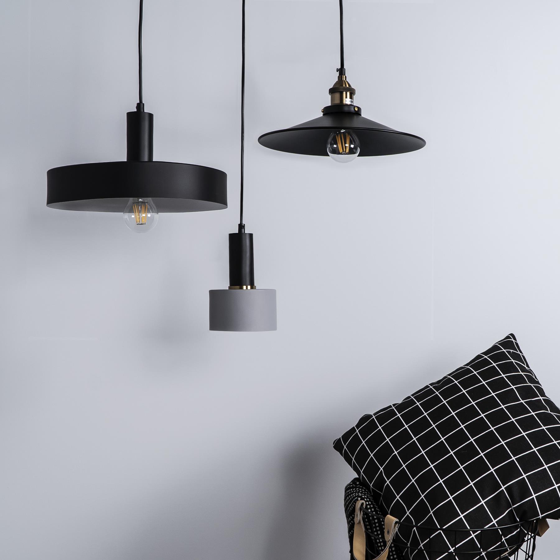 QUVIO Hanglamp Aluminium zwart - QUV5089L-BLACK
