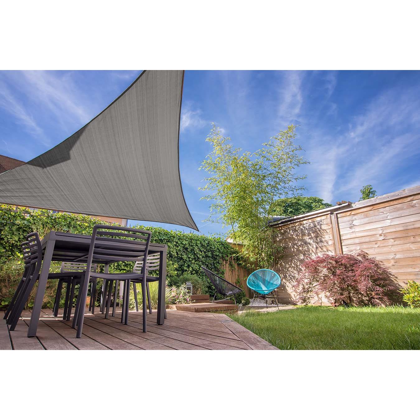 Feel Furniture - Schaduwdoek - Zonwering - Driehoek - 3.6 m - Donkerg…