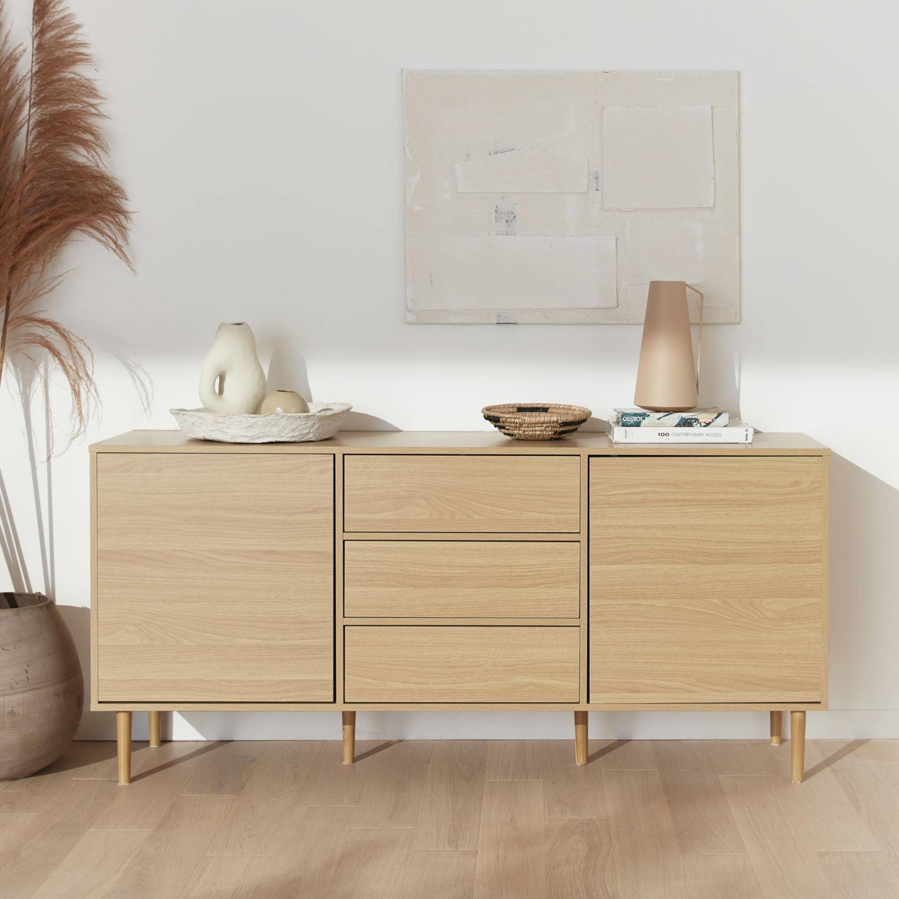 sweeek - Dressoir 160cm met twee deurtjes