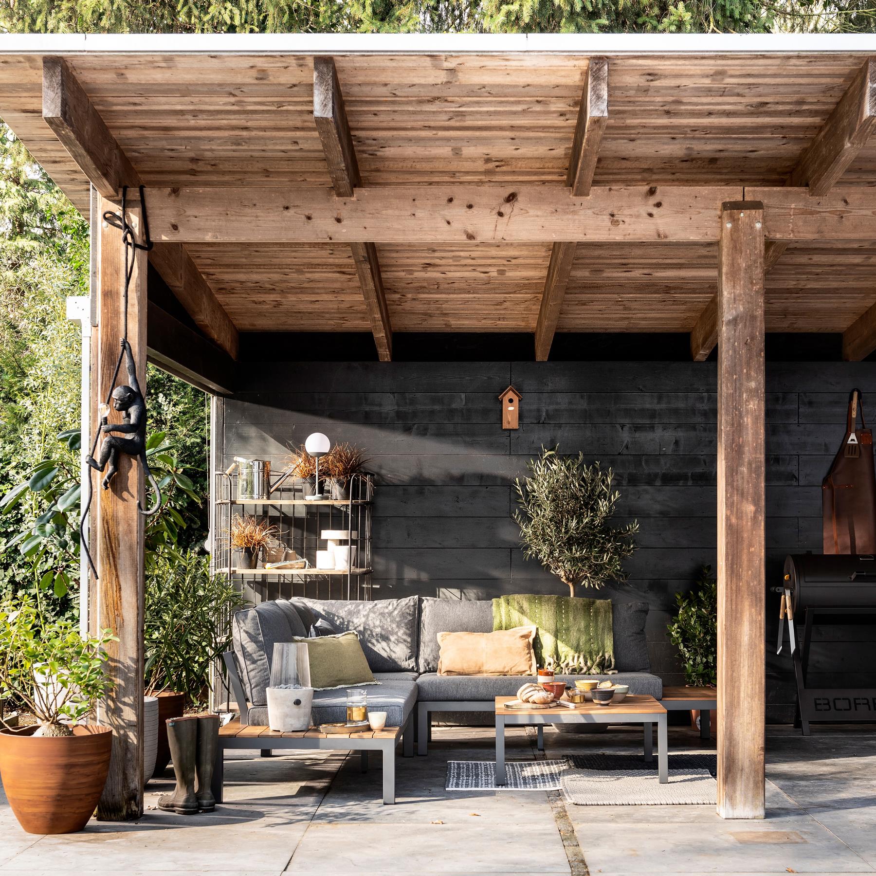 Exotan La Vida Loungeset - Teak/Antraciet