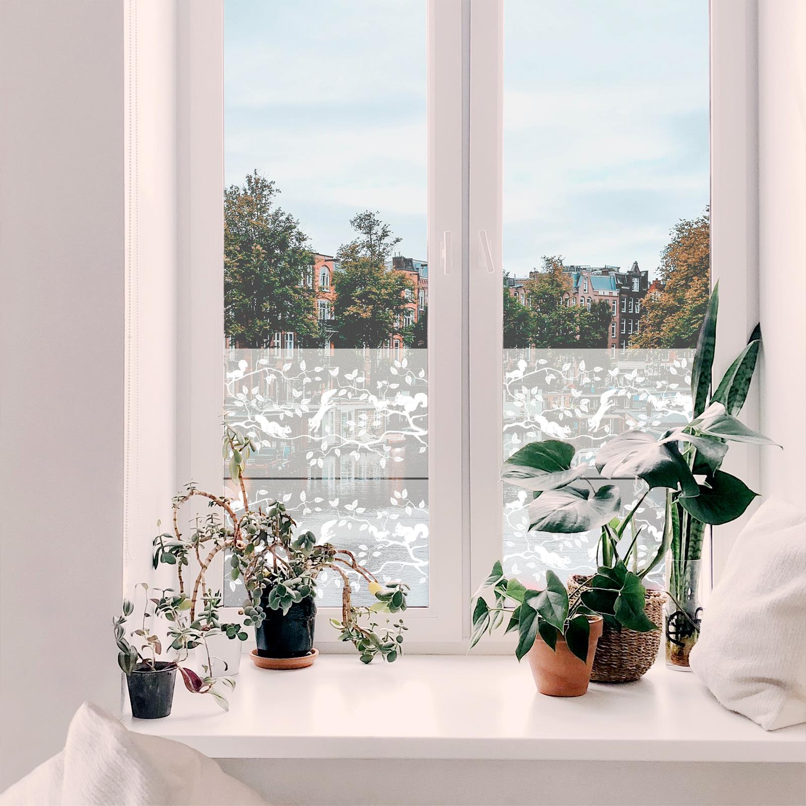 d-c-fix Eekhoorn Raamfolie - 45x150cm - Melkglas - Dieren - Statisch