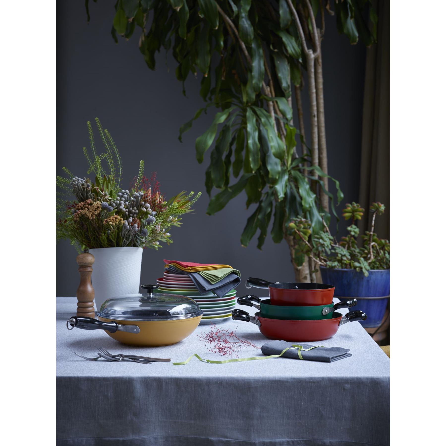 Kookpan Vintage hoog 24 cm - Sambonet