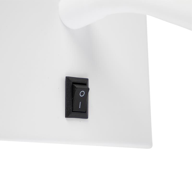 QAZQA Moderne flexibele wandlamp wit LED - Flex